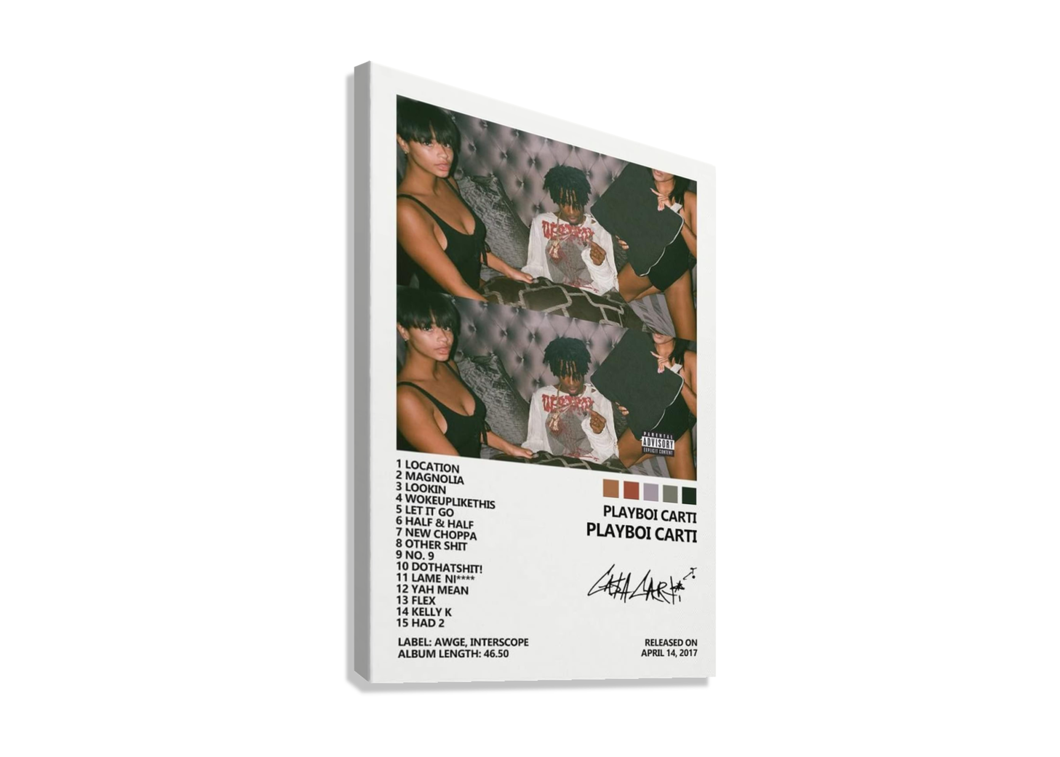 PLAYBOI CARTI  CANVAS POSTER