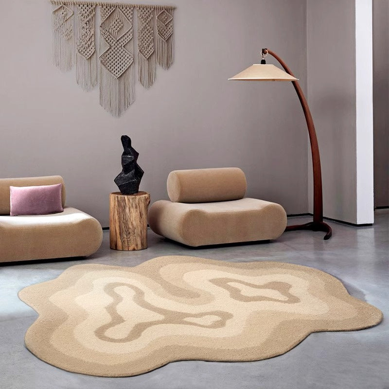 CREAM IRREGULAR 11 RUG view 2