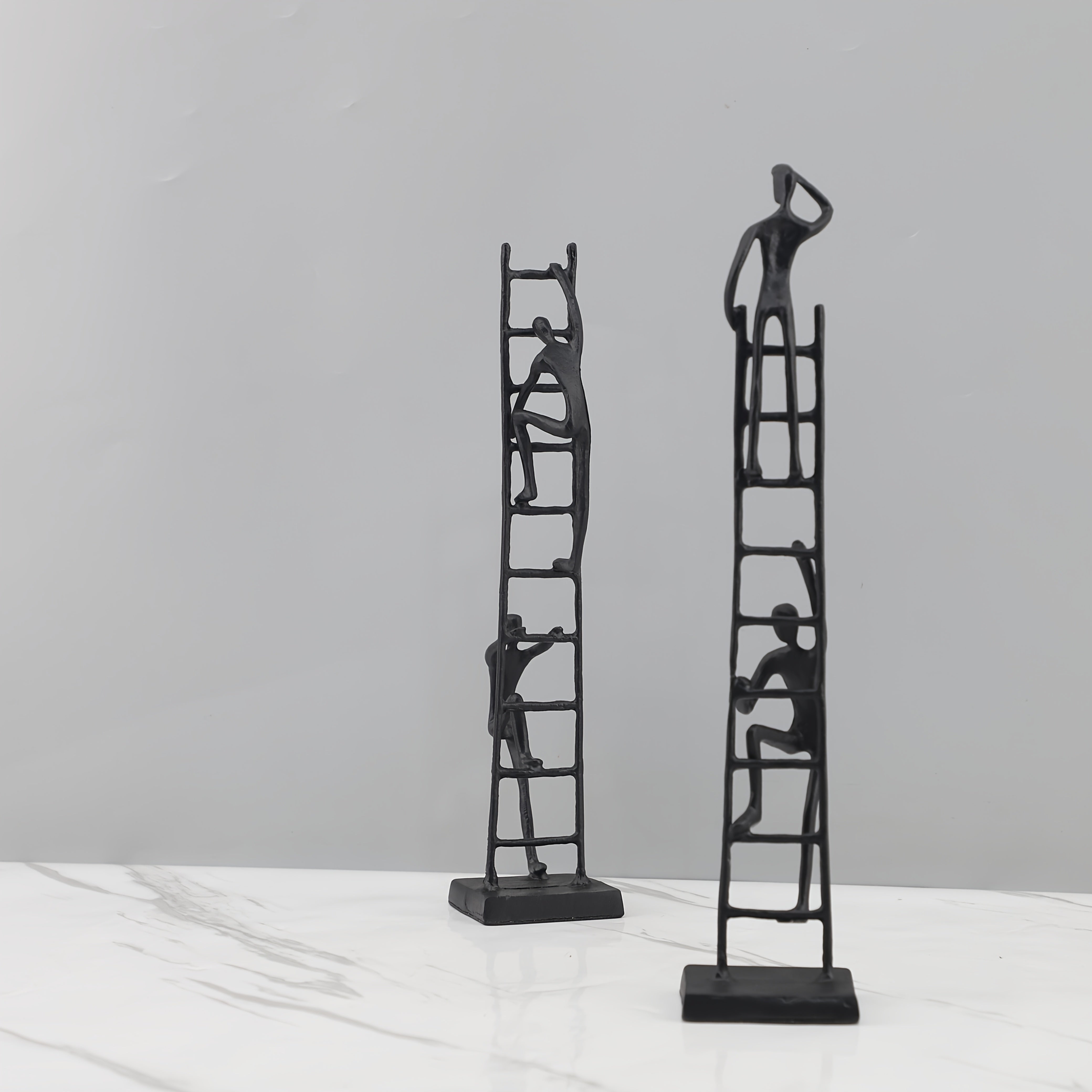Tnessential Metal Abstract Human Figure Sculpture Art 3D Decor