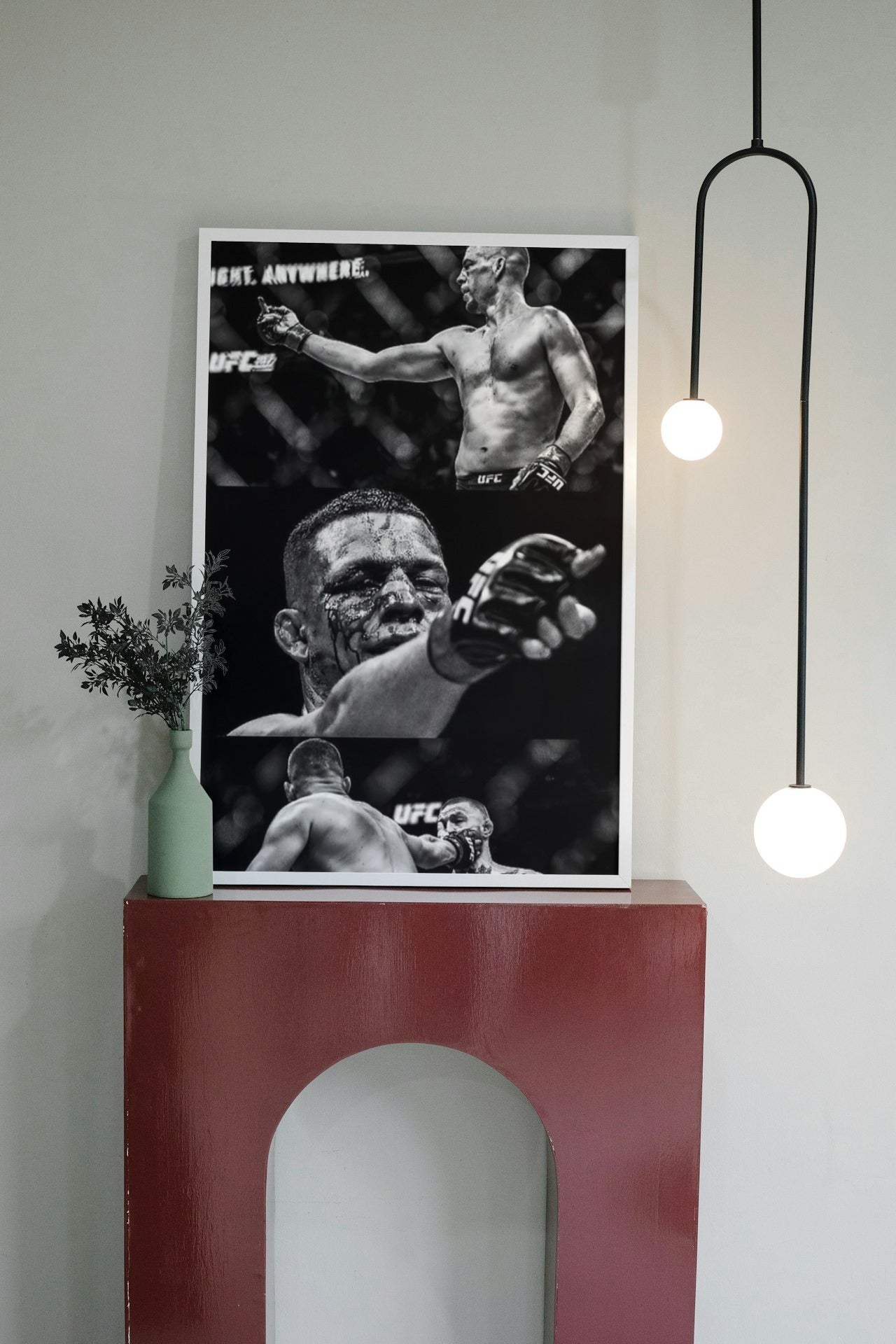 NATE DIAZ UFC CANVAS POSTER