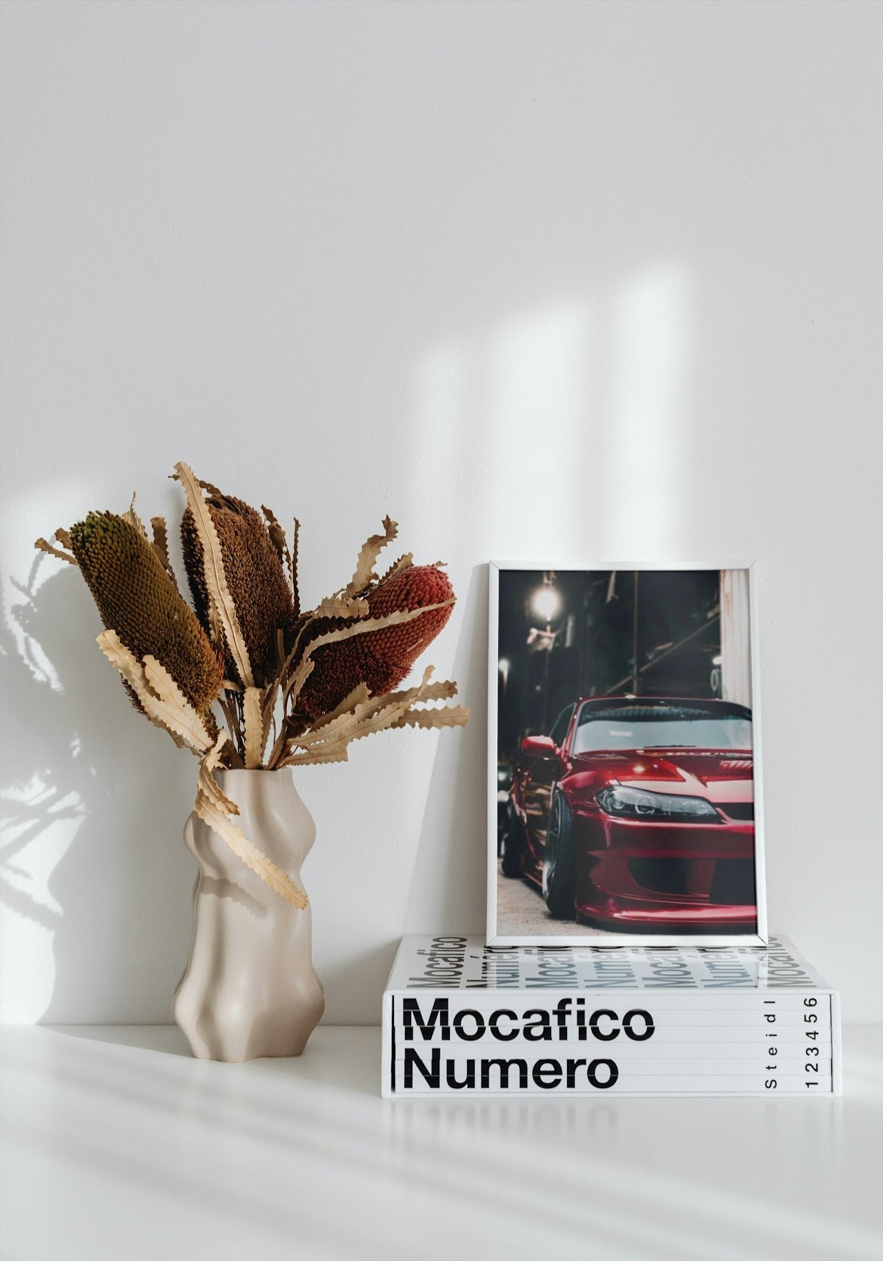 RED NISSAN GTR CANVAS POSTER
