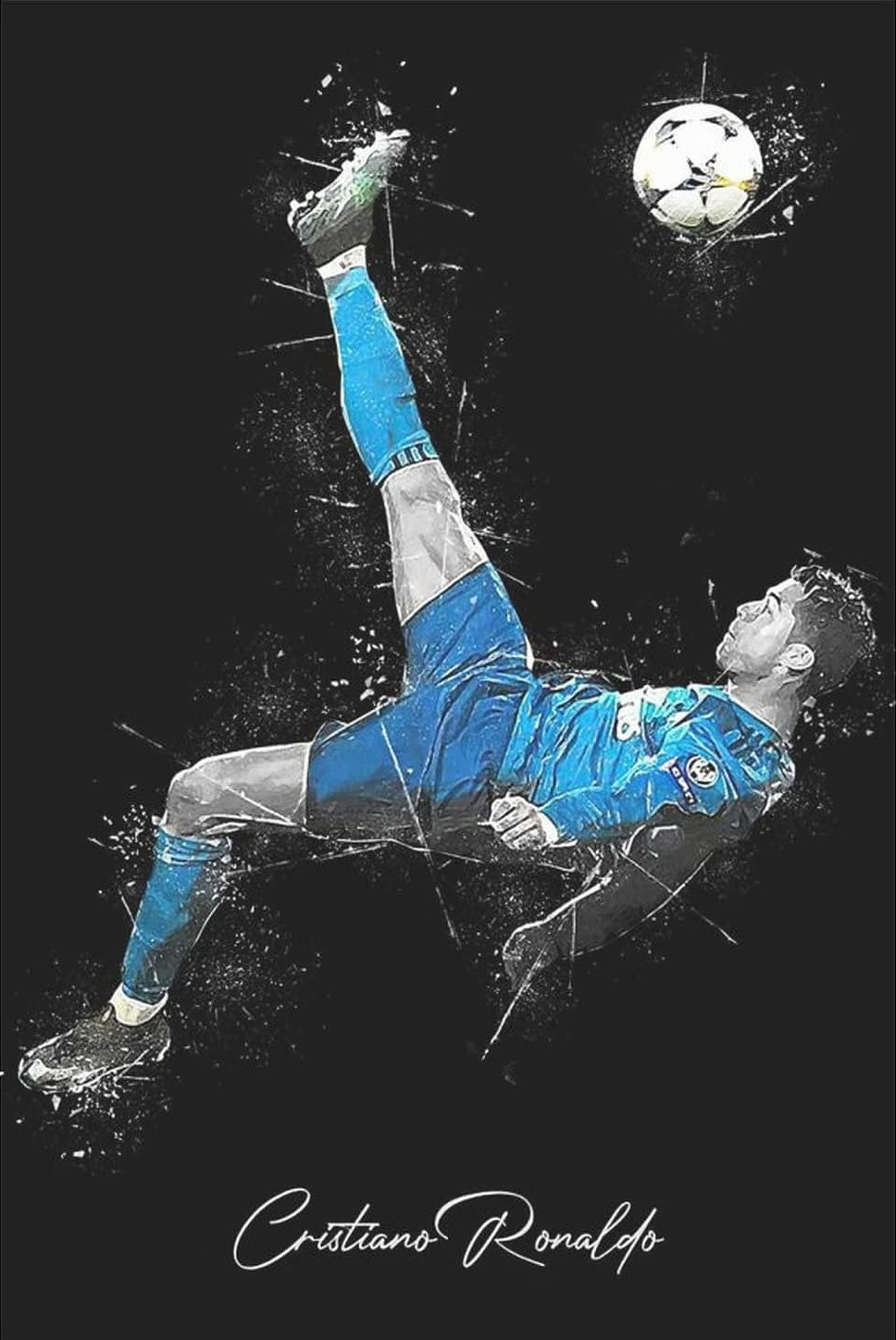 CRISTIANO RONALDO CANVAS POSTER