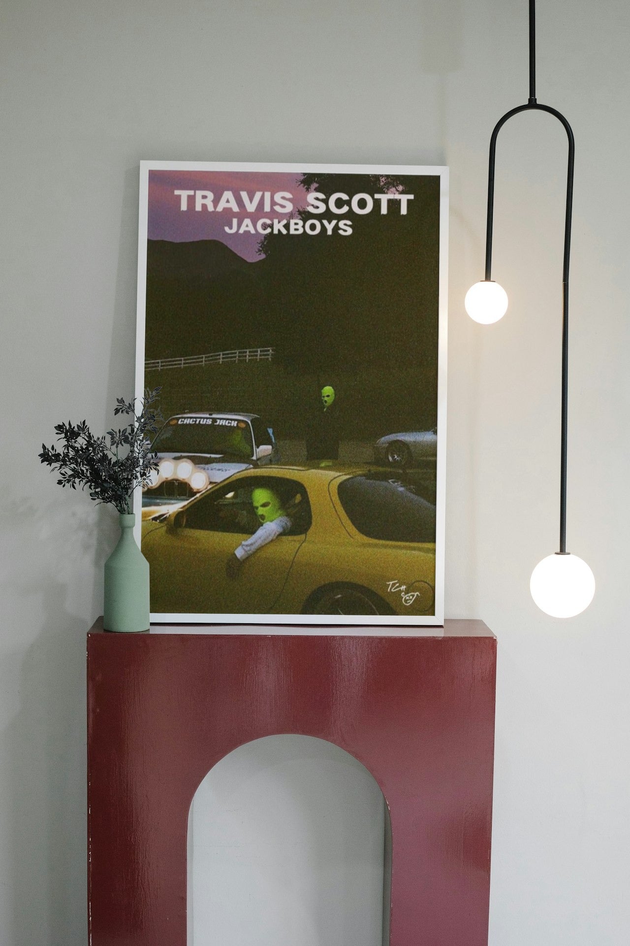 TRAVIS SCOTT " JACK BOYS " CANVAS POSTER