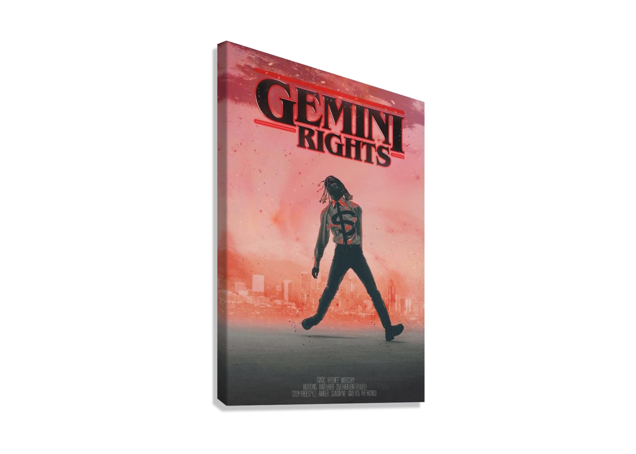 STEVE LACEY "GEMENI RIGHTS" CANVAS POSTER