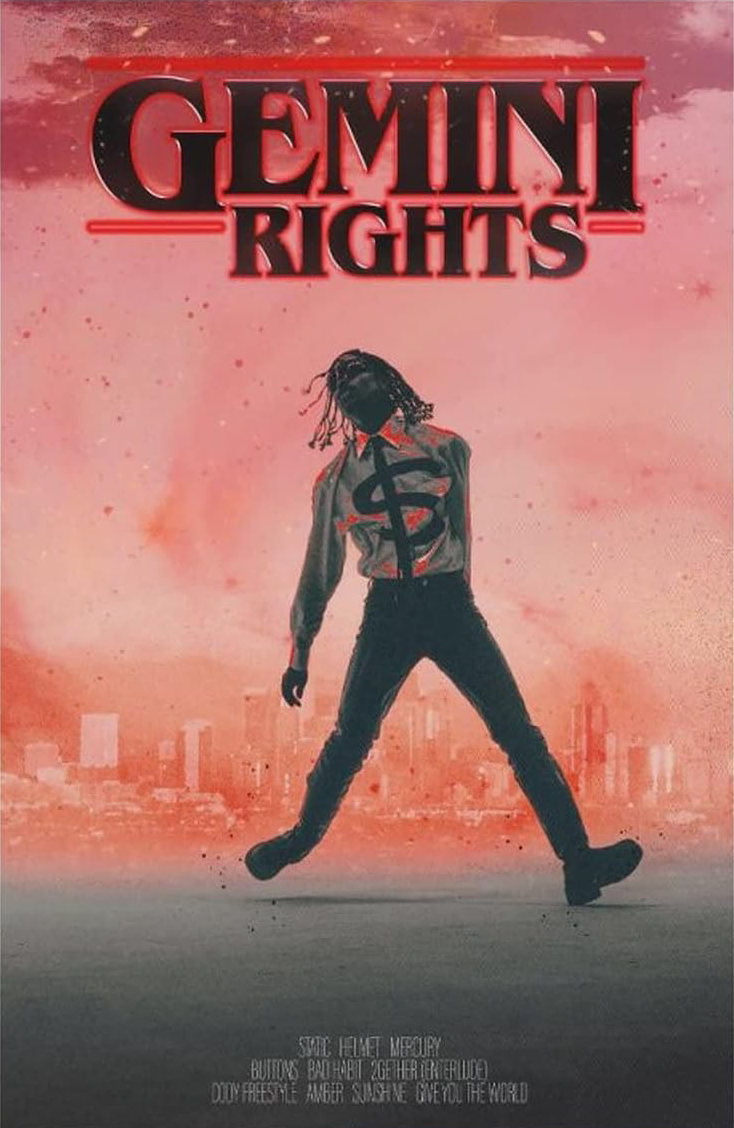 STEVE LACEY "GEMENI RIGHTS" CANVAS POSTER