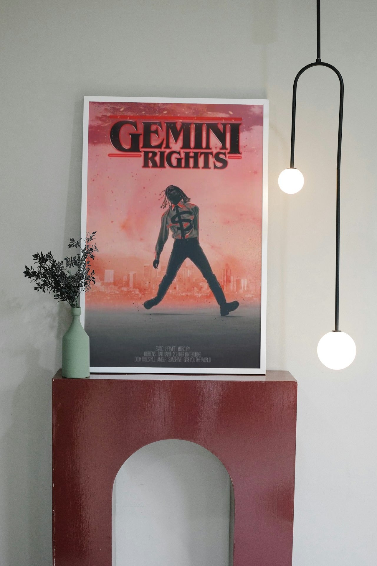 STEVE LACEY "GEMENI RIGHTS" CANVAS POSTER