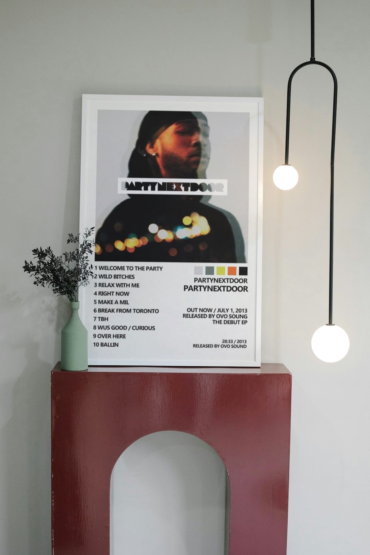 PARTY NEXT DOOR CANVAS POSTER