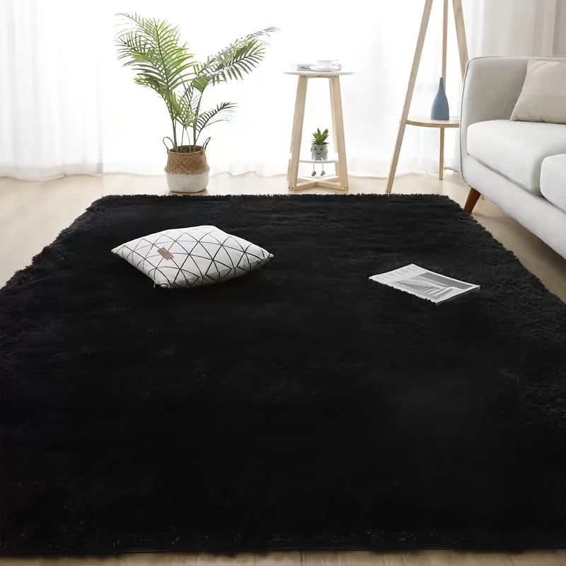BLACK TIE-DYE RUG