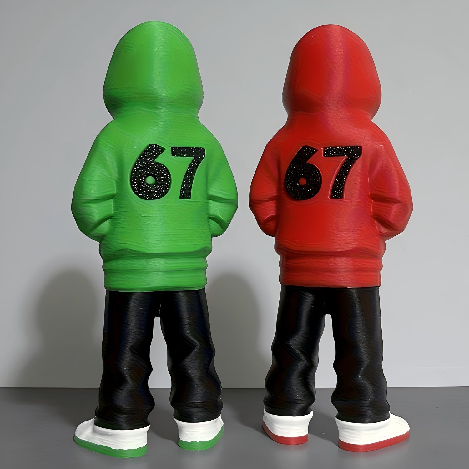 Tnessential 3D Printed Digital Human Figure Ornament Set 3D Decor
