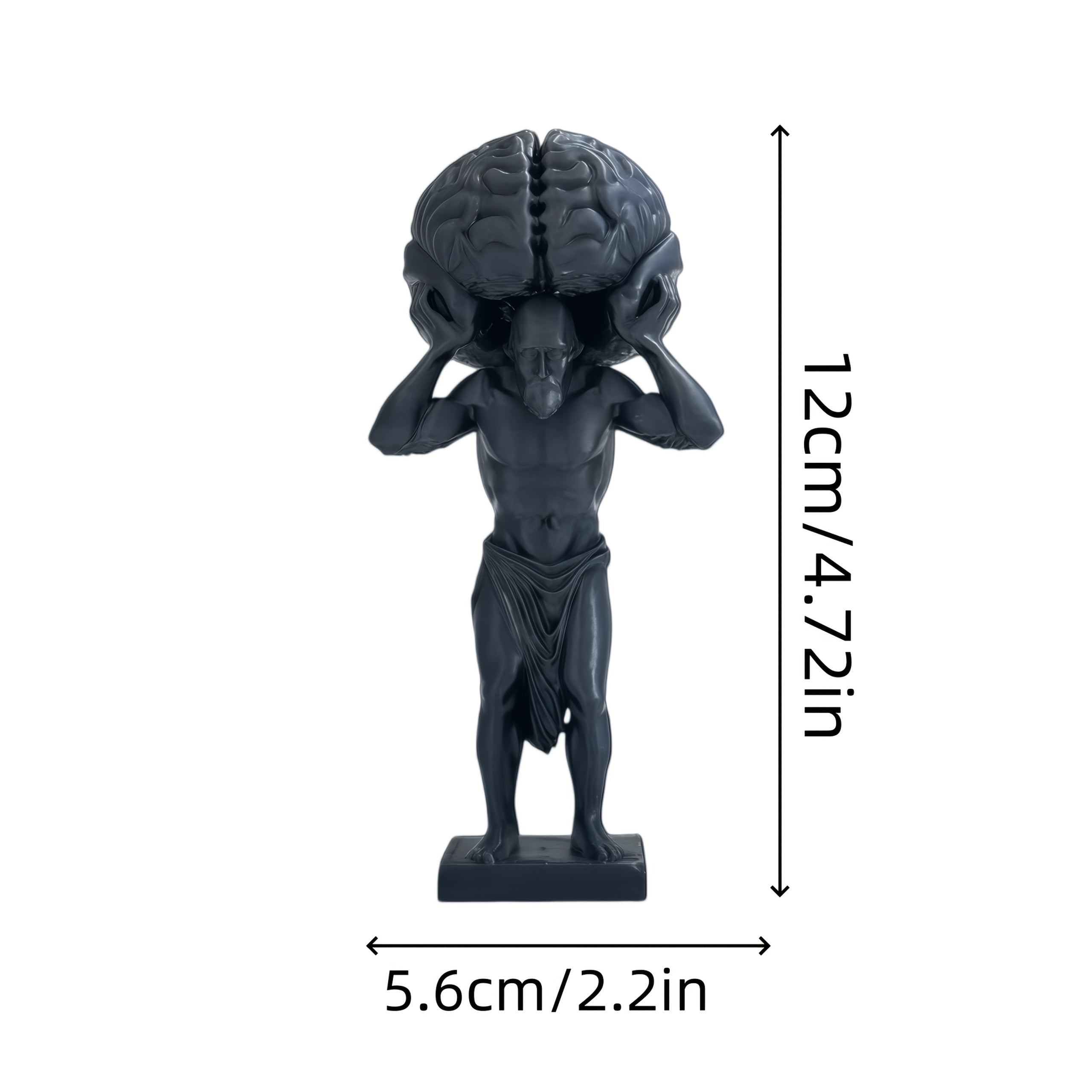 Tnessential Printed Philosophical Thinker Figurine 3D Decor