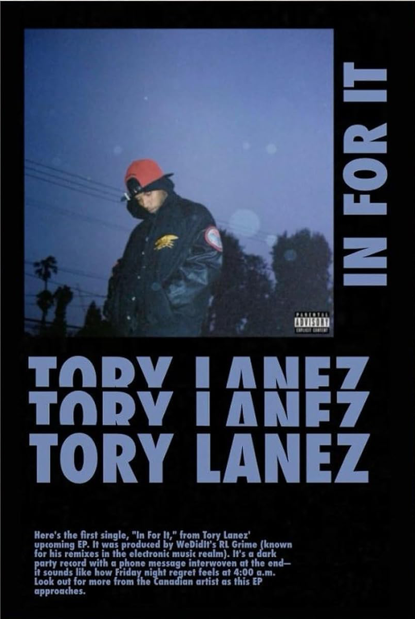 TORY LANEZ CANVAS POSTER