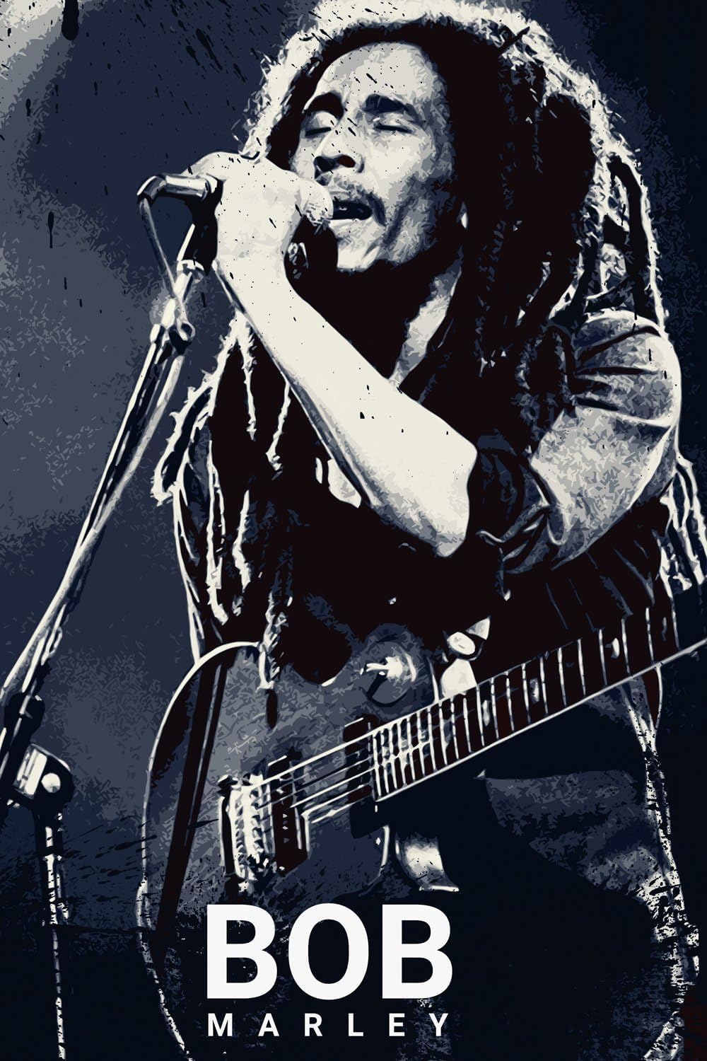 BOB MARLEY CANVAS POSTER