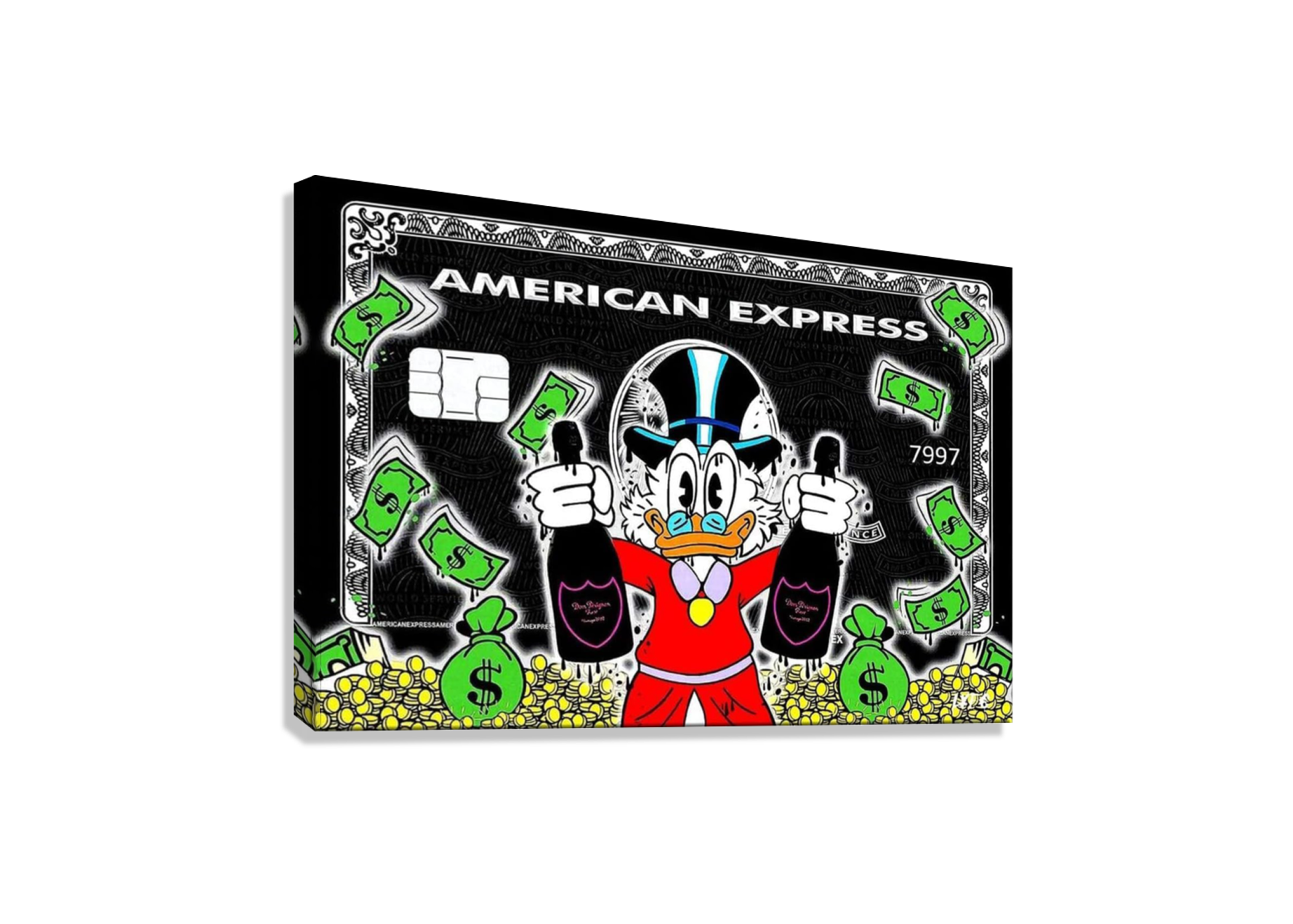 MONOPOLY  AMERICAN EXPRESS CANVAS POSTER