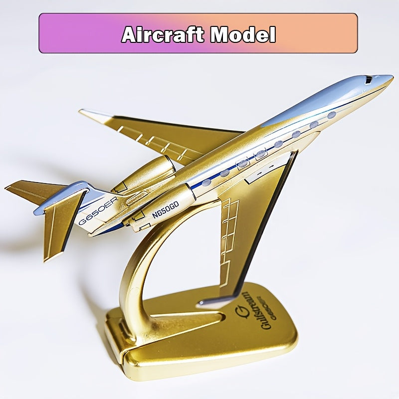 Tnessential 3-inch Golden Airplane Model (TWL Paint Style) 3D Decor