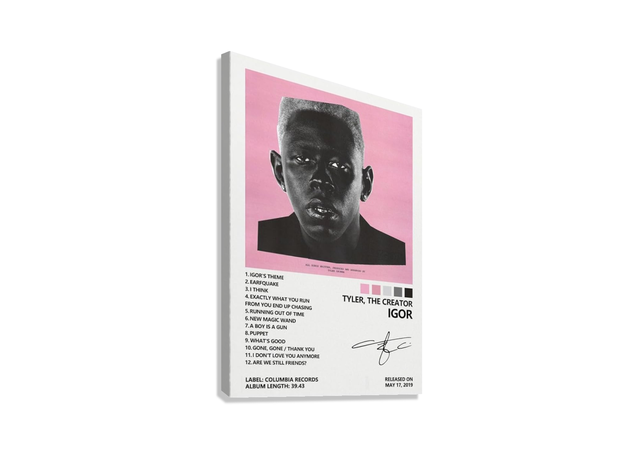 TYLER THE CREATOR "IGOR" CANVAS POSTER