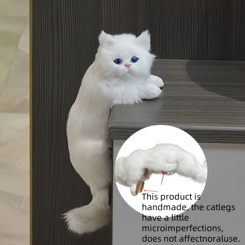 Tnessential Handcrafted Resin Cat Doll 3D Decor