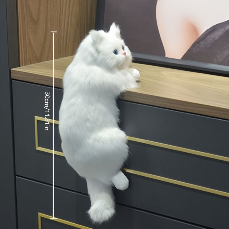 Tnessential Handcrafted Resin Cat Doll 3D Decor