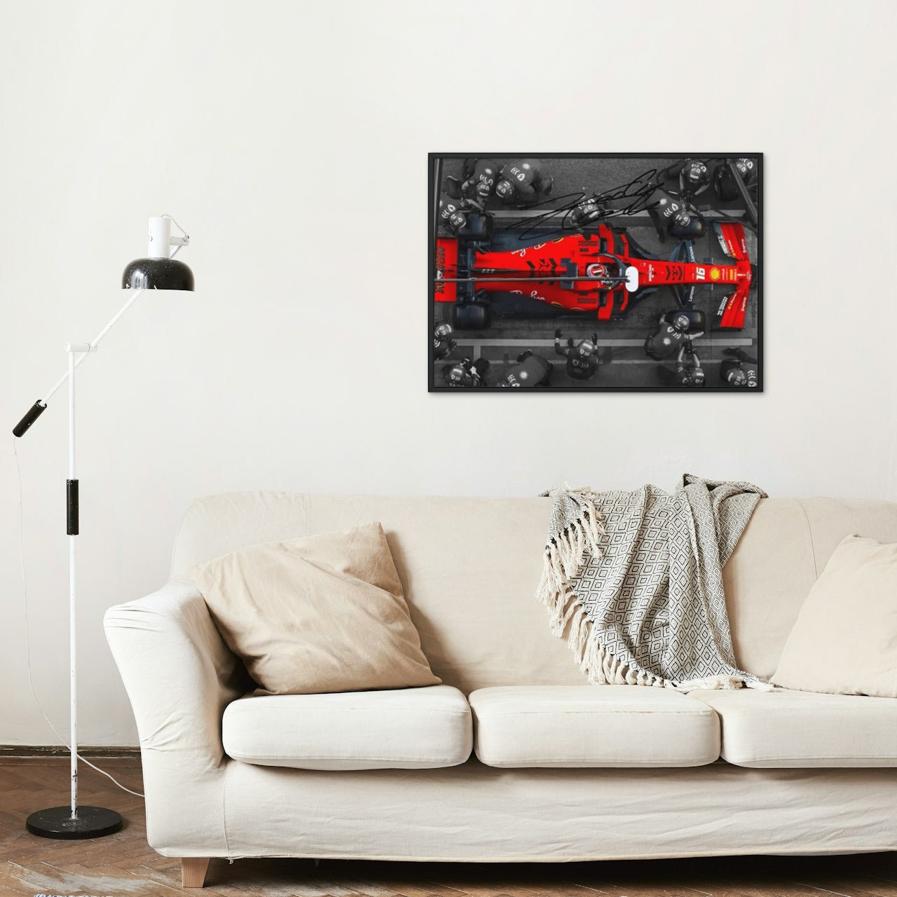 FERRARI F1 CANVAS POSTER