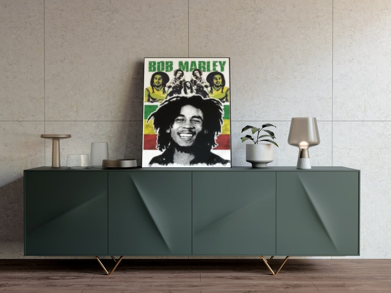 BOB MARLEY CANVAS POSTER