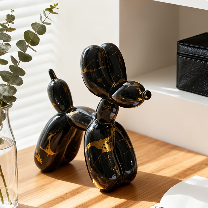 Tnessential Creative Balloon Dog Decor Ins Style Light Luxury Ornament 3D Decor