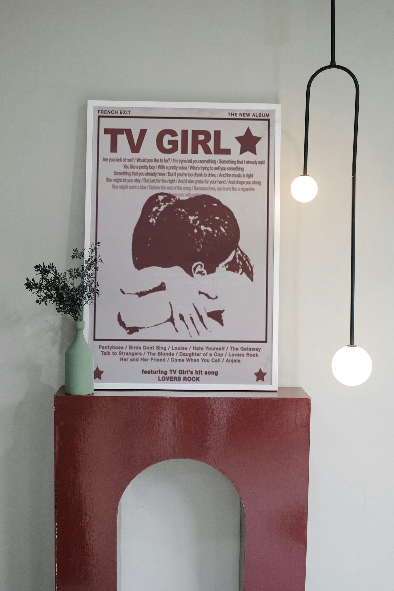 TV GIRL CANVAS POSTER