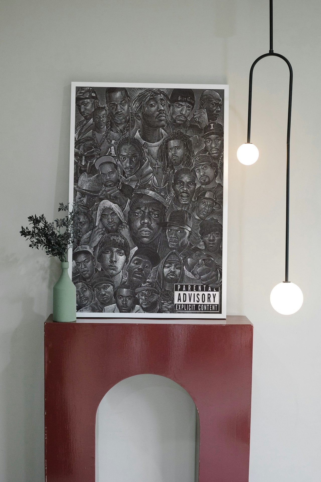90'S RAP CANVAS POSTER