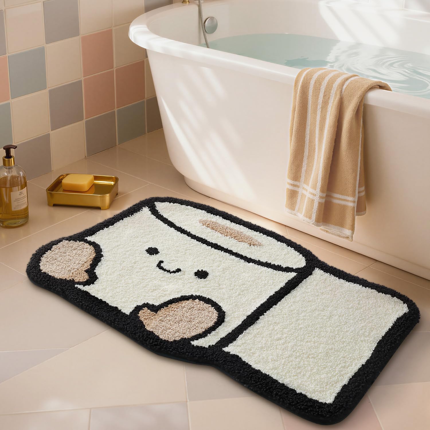 ADORABLE BATHROOM RUG view 2