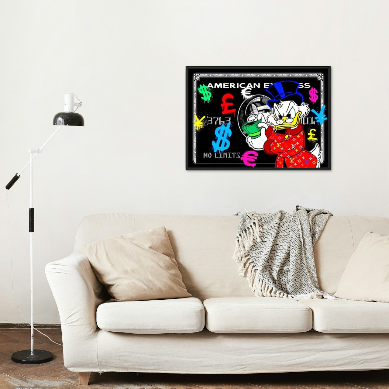DUCK X AMERICAN EXPRESS CANVAS POSTER