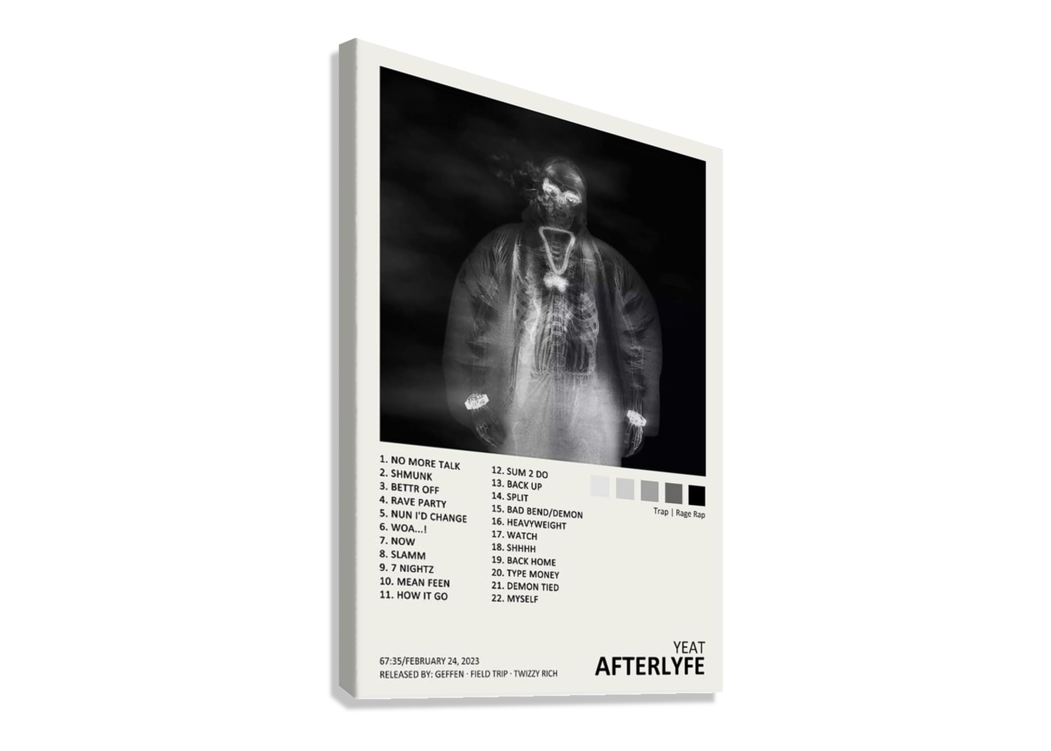 YEAT "AFTERLYFE" CANVAS POSTER