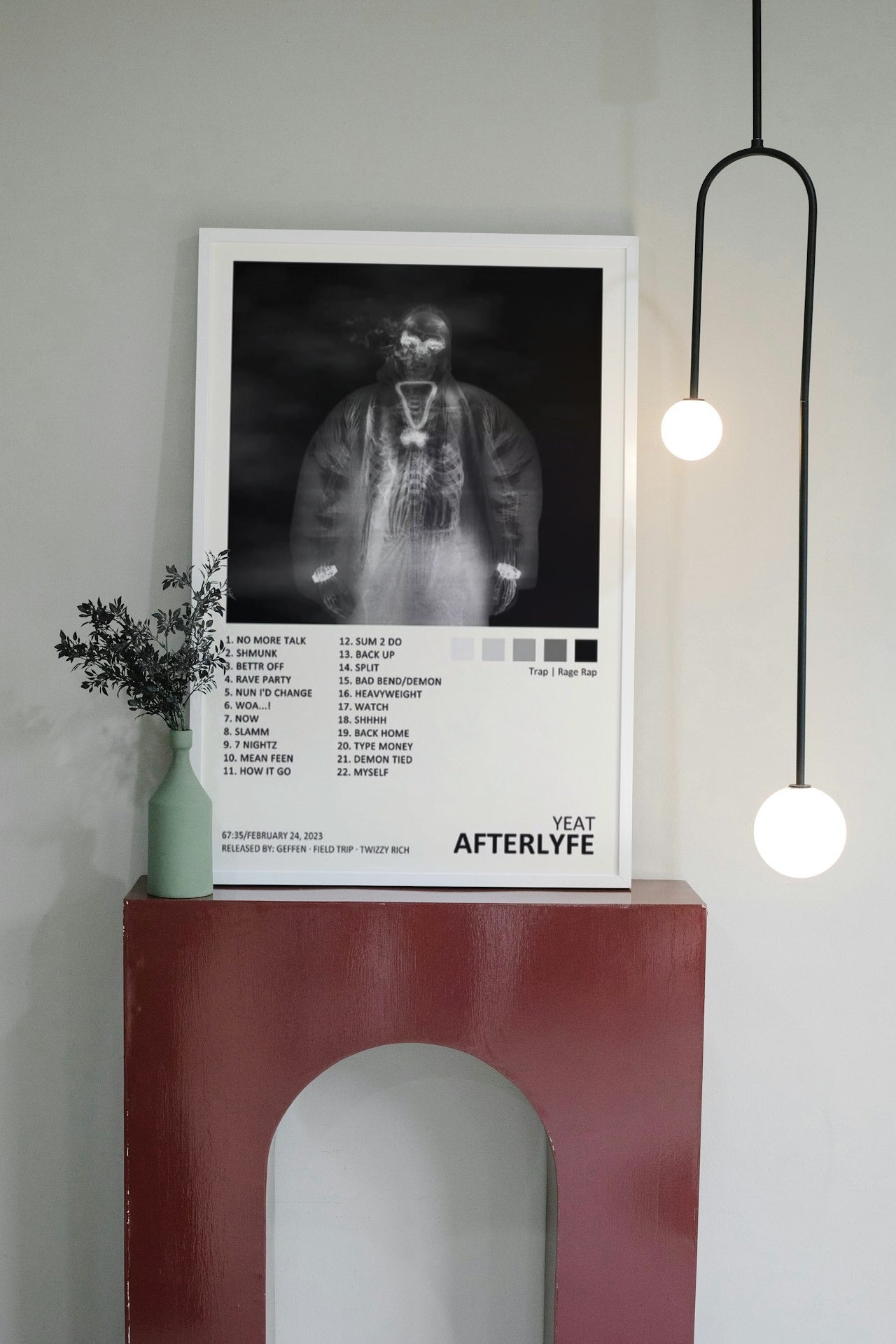 YEAT "AFTERLYFE" CANVAS POSTER
