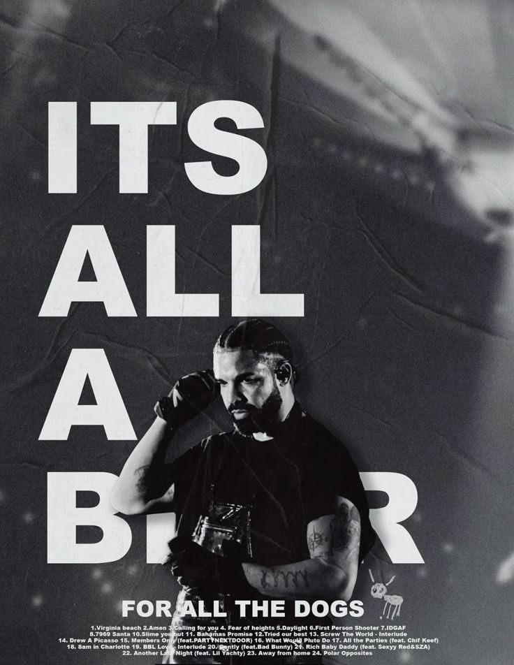 DRAKE CANVAS POSTER