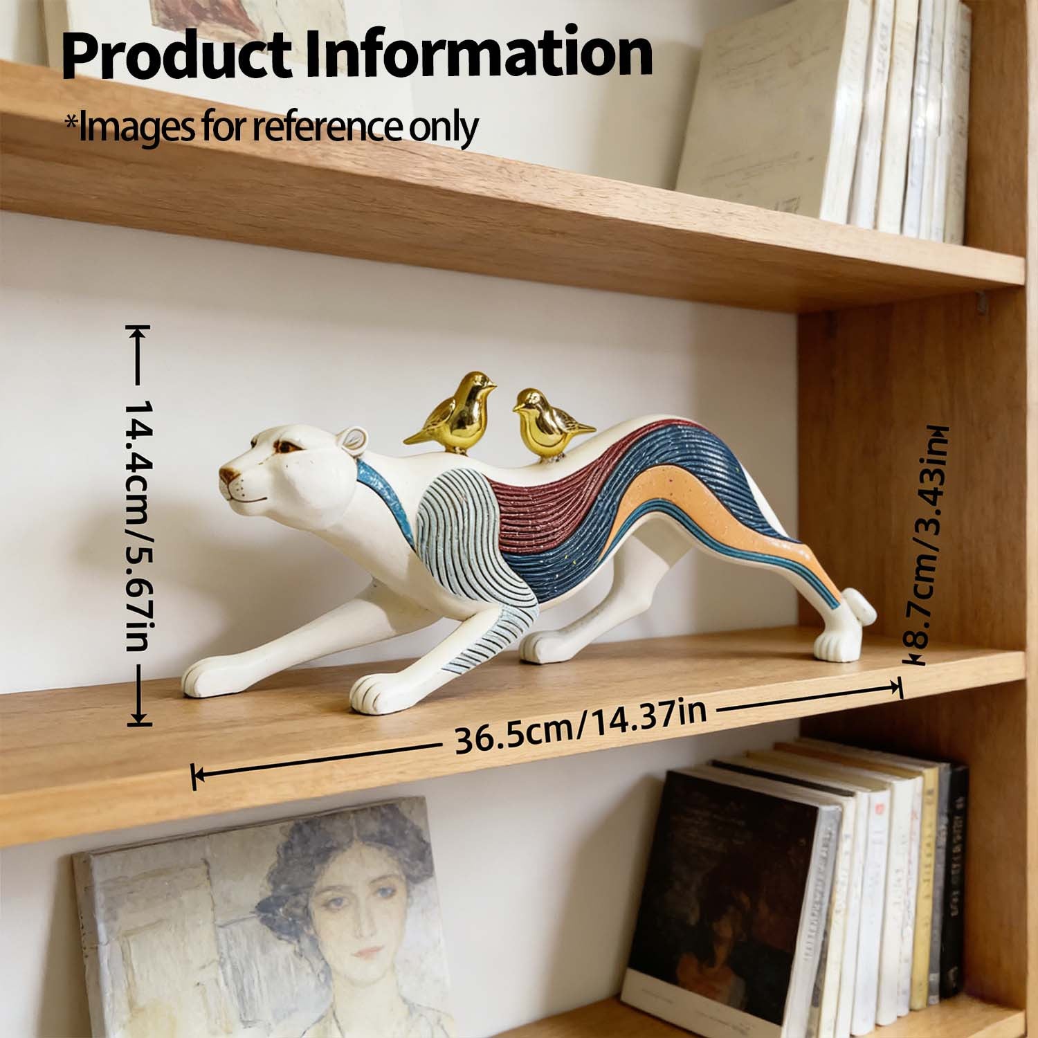 Tnessential Unique Animal Statue 3D Decor
