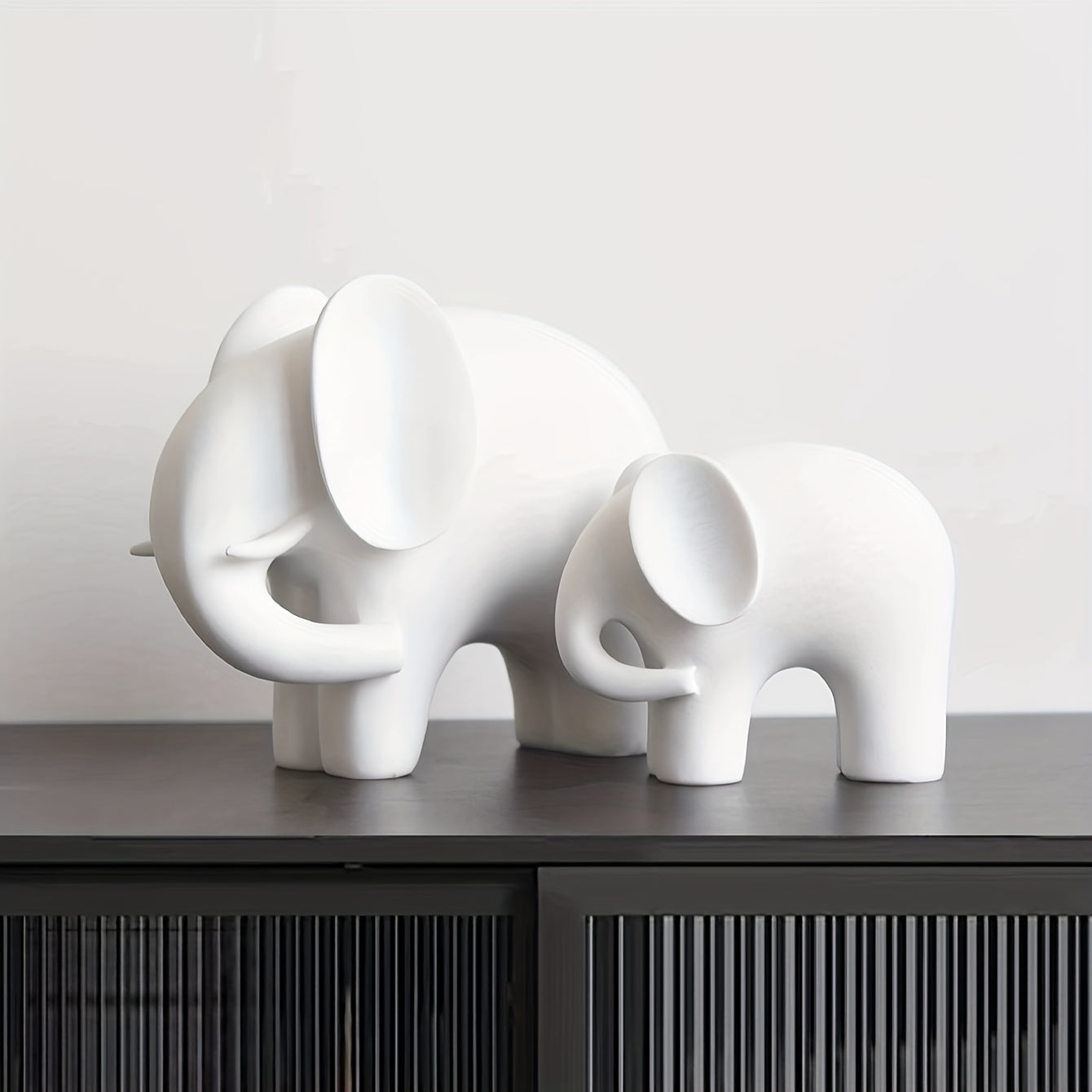 Tnessential Lucky Elephant Statue Figurine 3D Decor