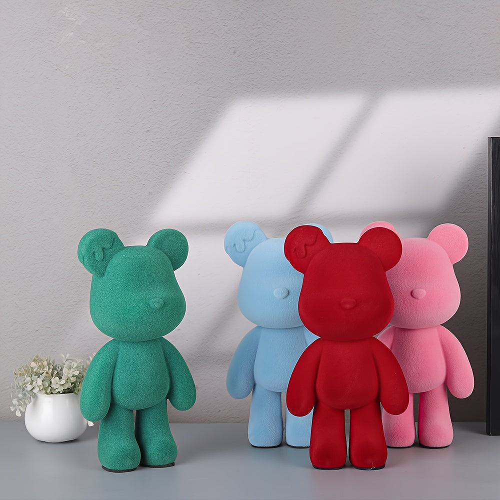 Tnessential Bear Decorative Resin Sculpture for 3D Decor