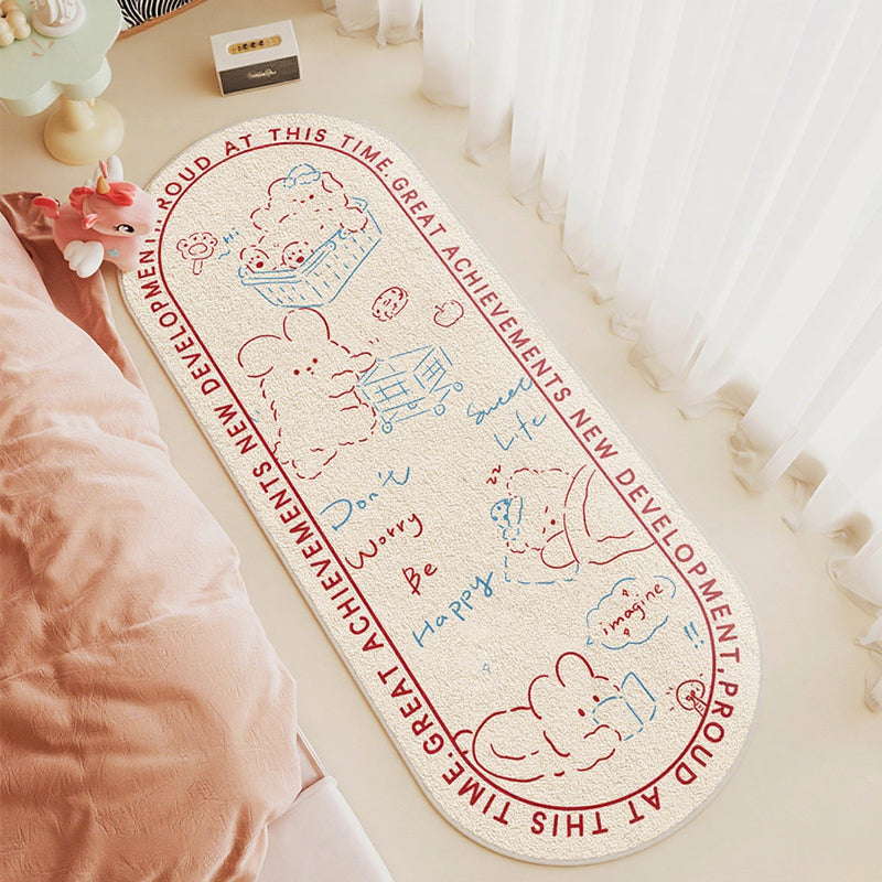 CREAM RUNNER RUG view 6