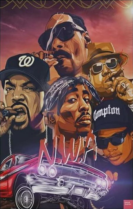 90'S RAP CANVAS POSTER