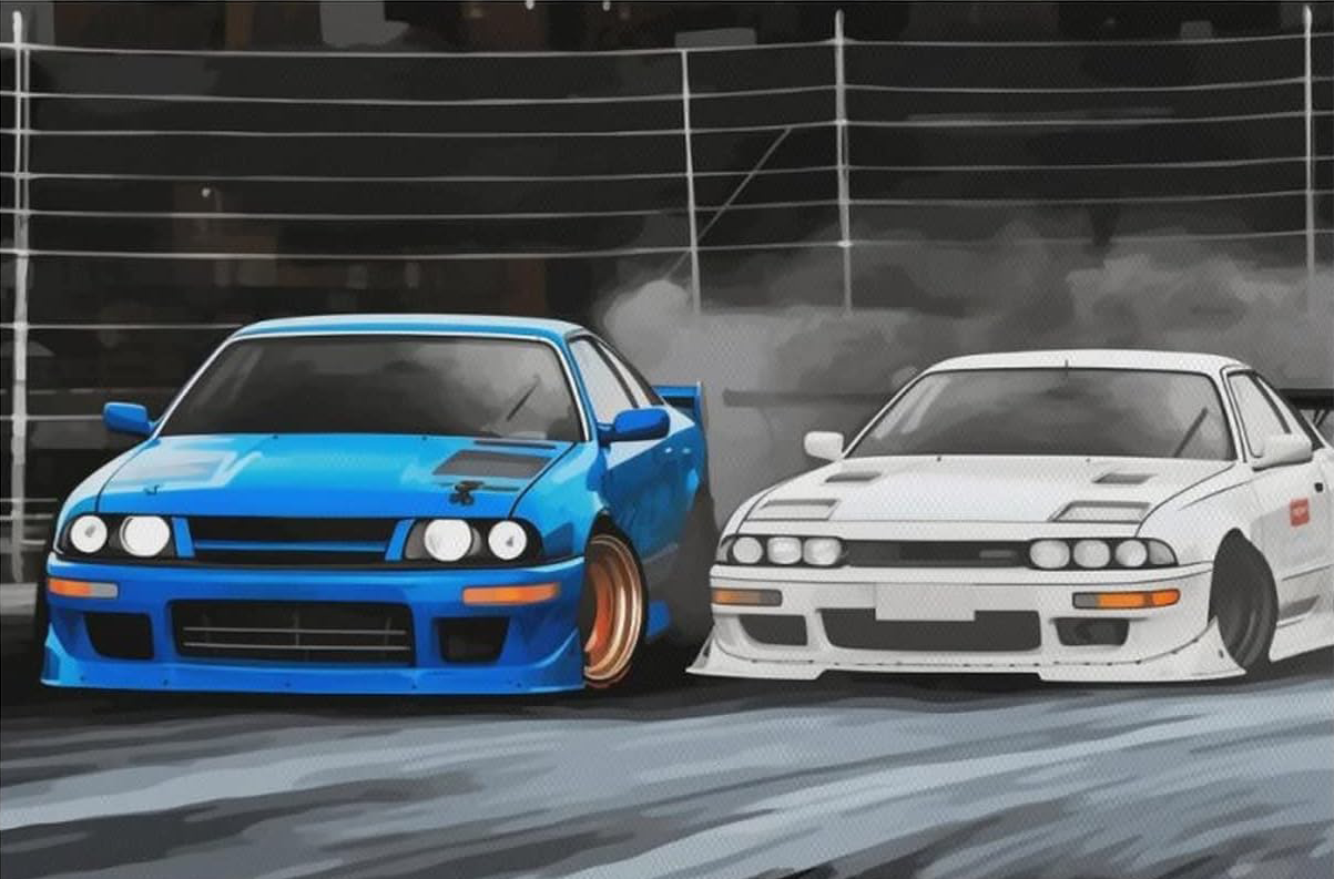JDM CAR CANVAS POSTER