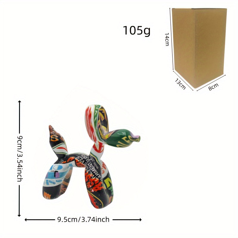 Tnessential Charming Balloon Dog Sculpture 3D Decor