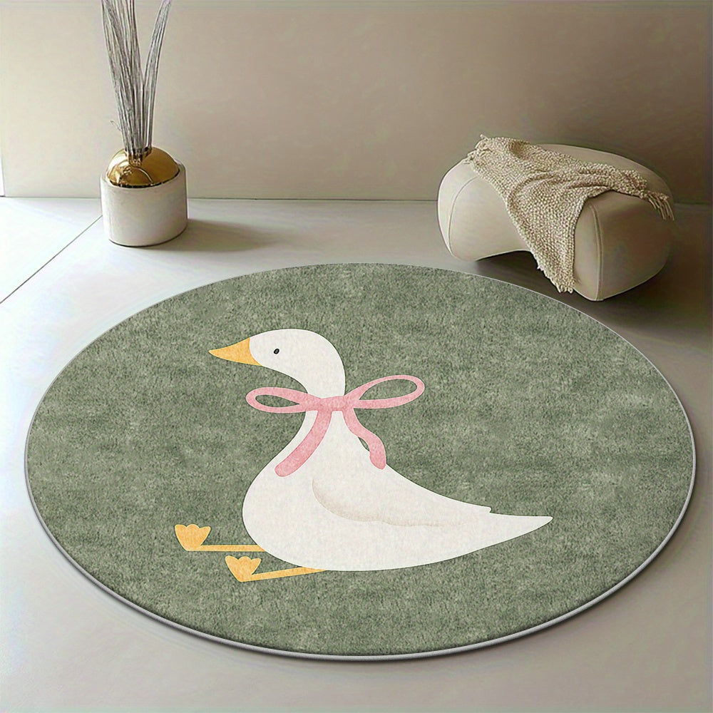 PINK DUCK RUG view 5