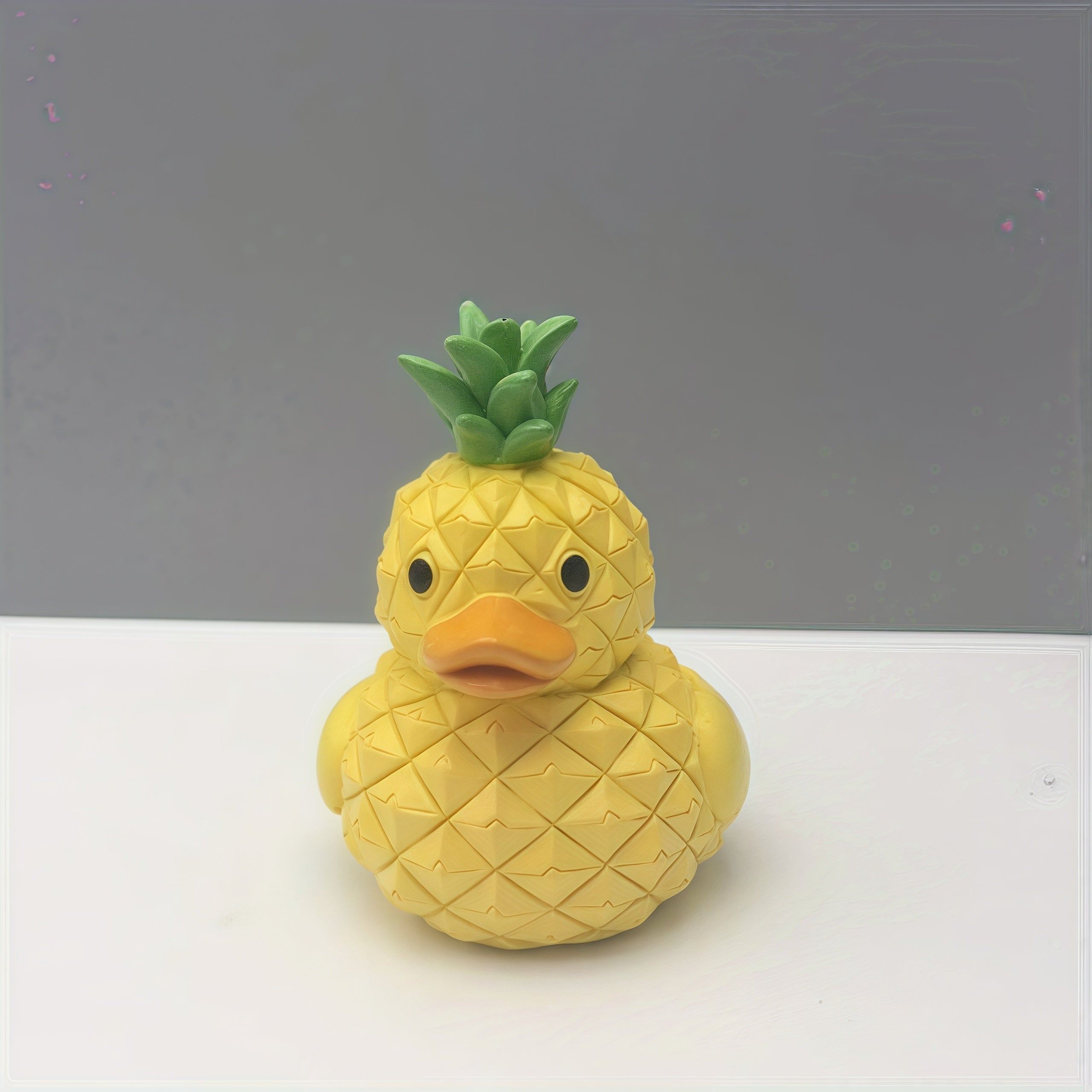 Tnessential Funny Pineapple Duck Resin Statue 3D Decor