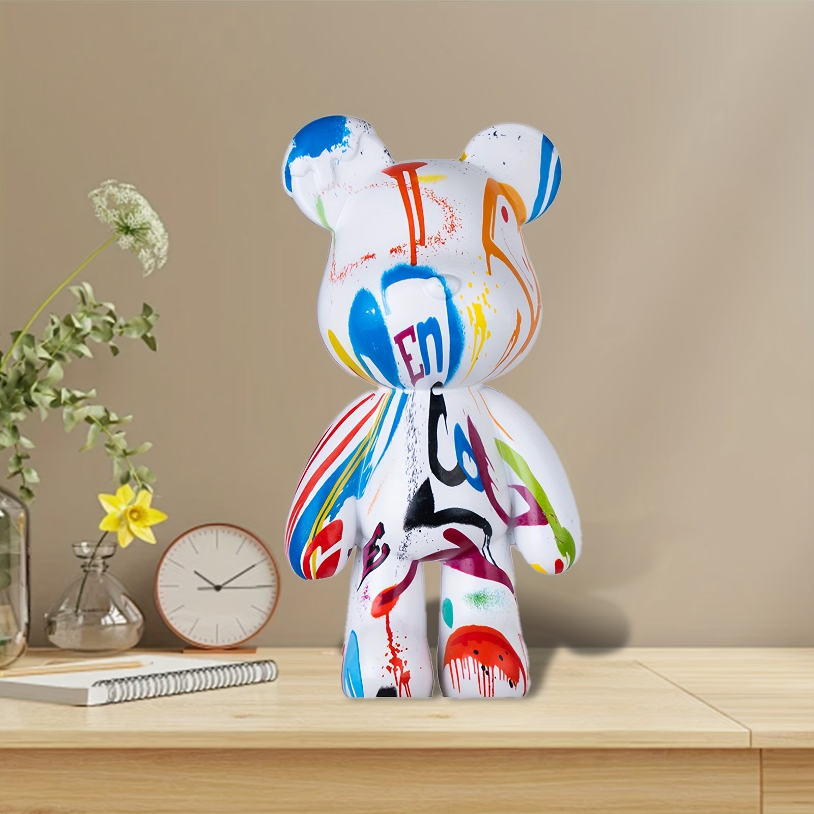 Tnessential Cute Honey-ear Bear Figurine 3D Decor
