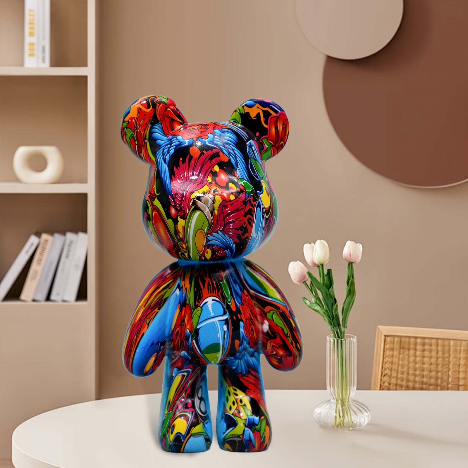 Tnessential Bear Decorative Resin Sculpture Statue 3D Decor