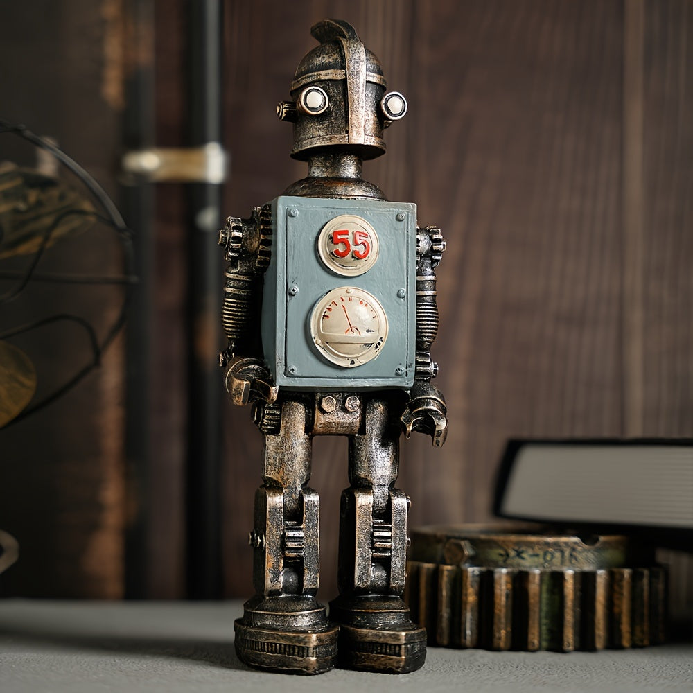 Tnessential American Cross-border Retro Craft Punk Style Robot Creative 3D Decor