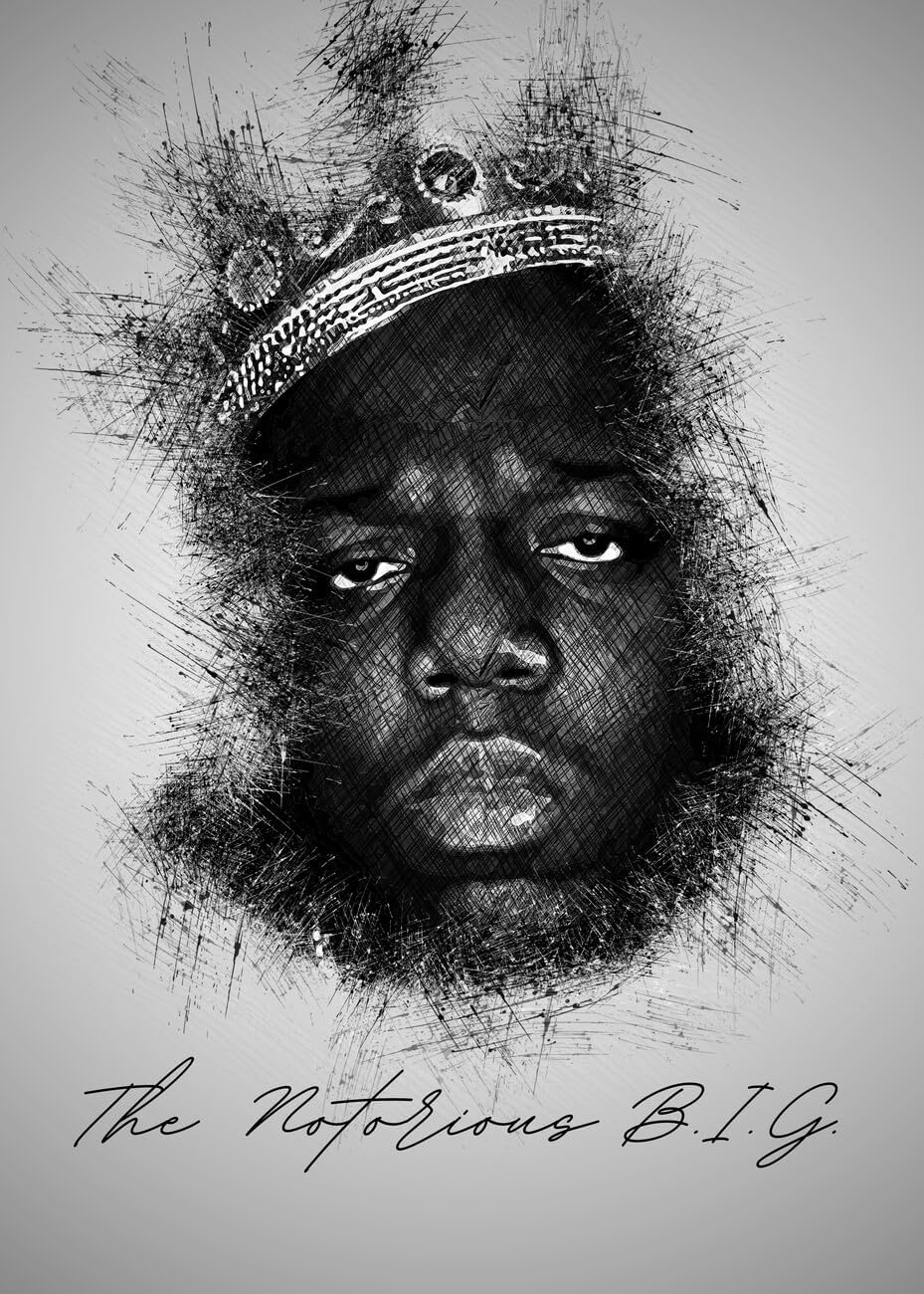 THE NOTORIOUS BIGGIE CANVAS POSTER