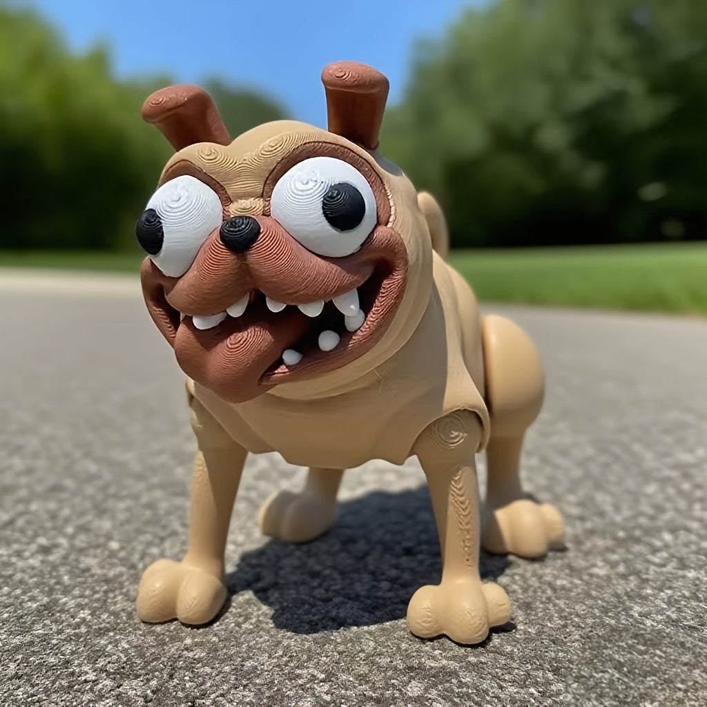 Tnessential Printed Naughty Dog Children's Toy 3D Decor