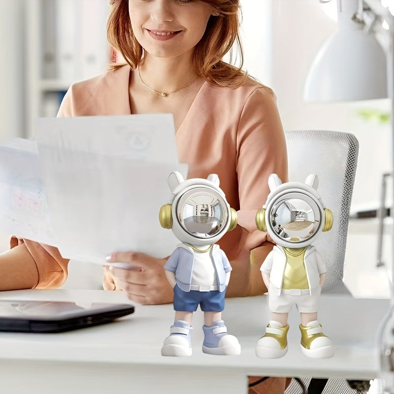 Tnessential Incredibly Cool Astronaut Figurine 3D Decor