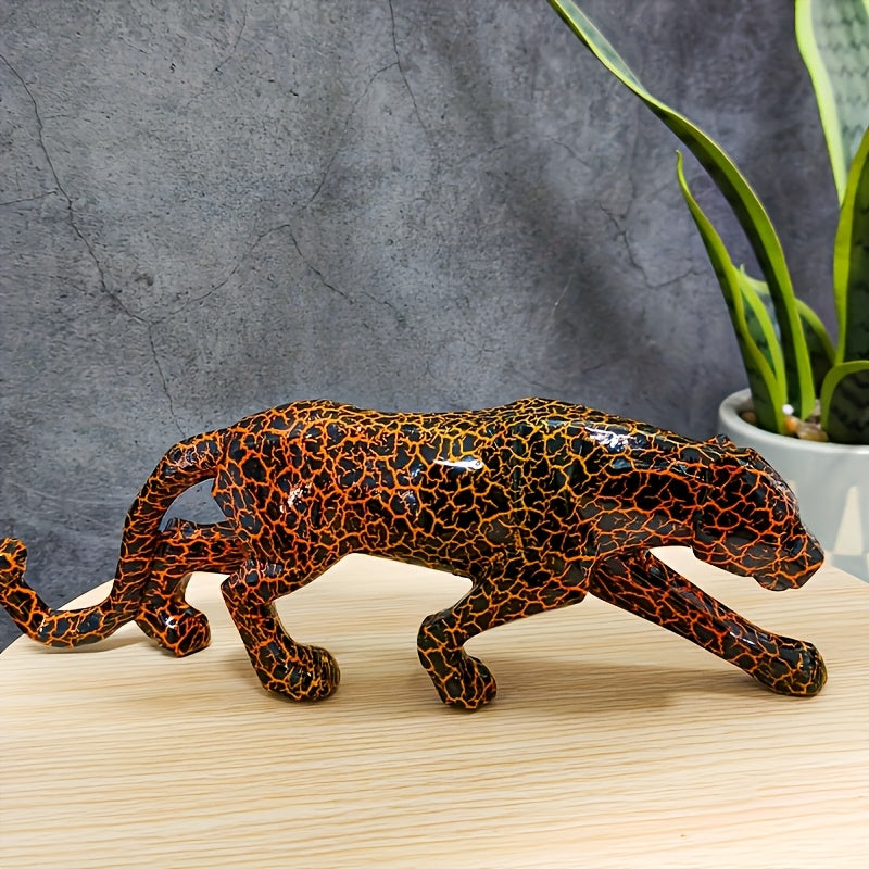 Tnessential Hunting Pose Leopard Print Decor 3D Decor