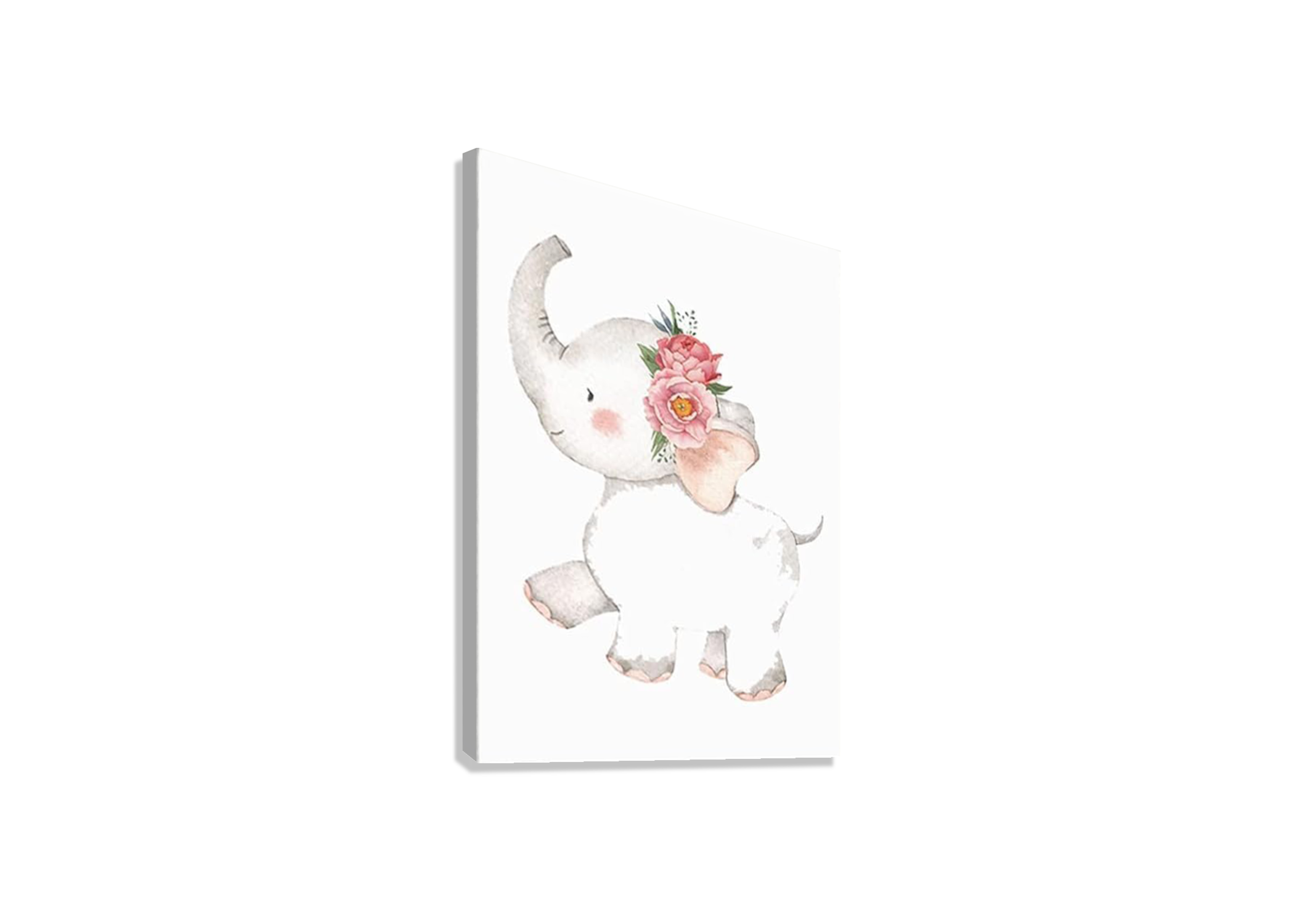 NURCERY ELEPHANT CANVAS POSTER
