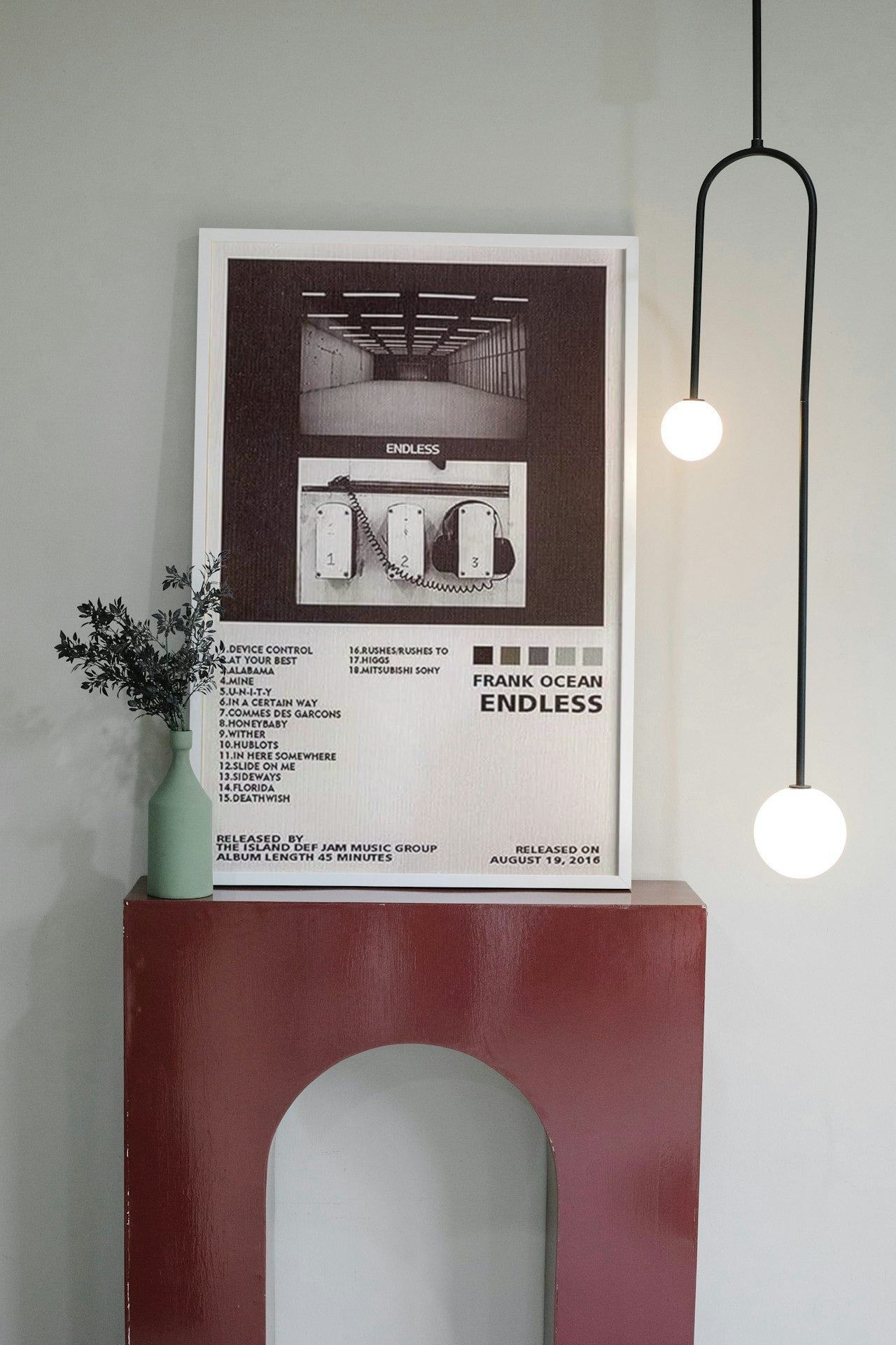 FRANK OCEAN "ENDLESS" CANVAS POSTER