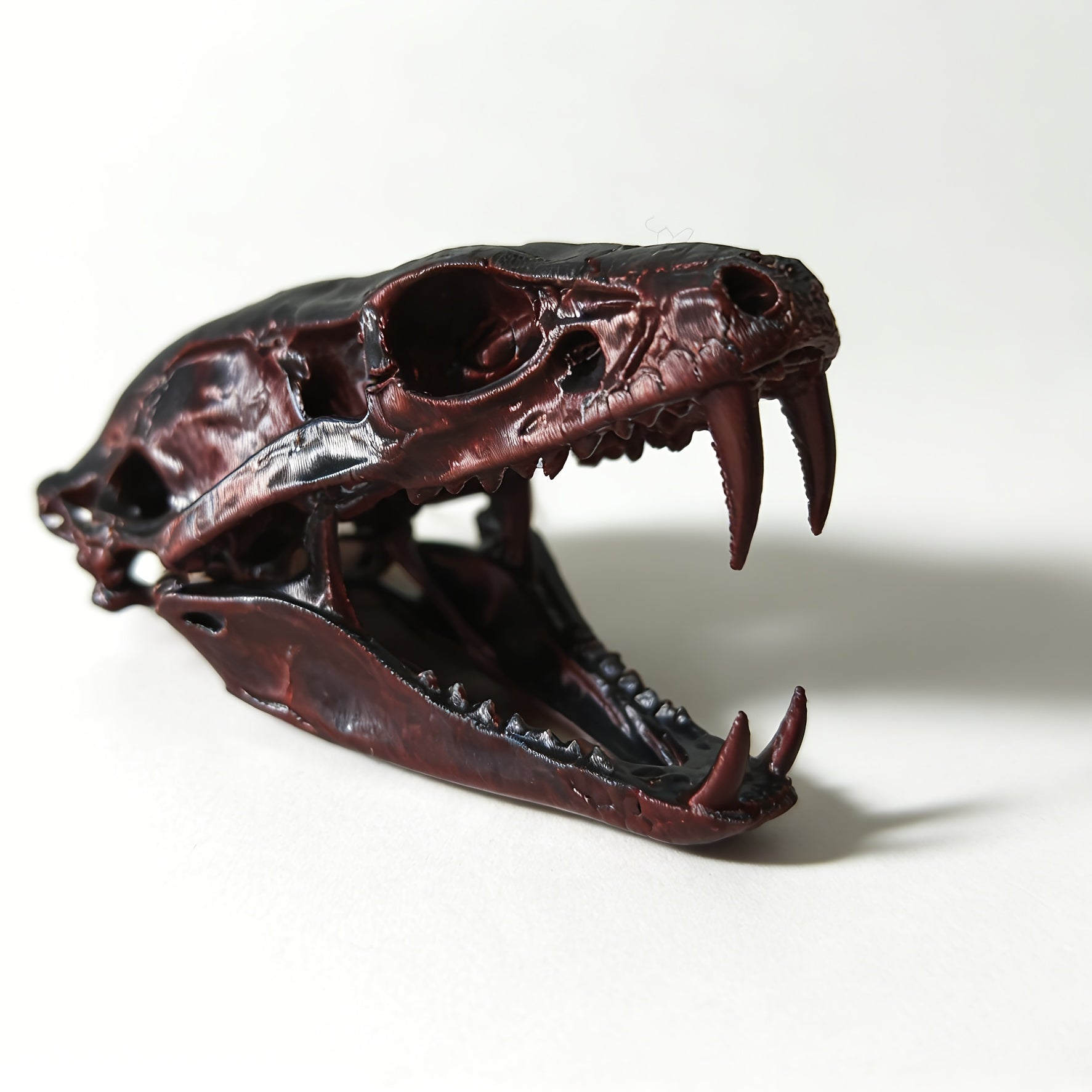 Tnessential Cool Cobra Skull Statue 3D Decor